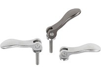 KIPP K0645.9541004X15 CAM LEVER SIZE:9 M04X15 A=362 B=144 STAINLESS STEEL 1.4308 ELECTROPOLISHED COMP:STAINLESS STEEL