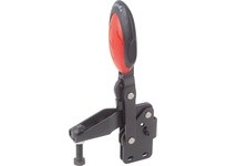 KIPP K0663.008101 TOGGLE CLAMP VERTICAL WITH SAFETY LOCK VERTICAL FOOT F1=2000 ADJUSTABLE CLAMPING SPIND M08X45 STEEL