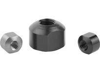 KIPP K0664.05 NUT WITH FLAT POINT D=M05 STEEL