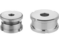 KIPP K0694.07121 LEVELLING ELEMENT LOW FORM D=135 STAINLESS STEEL D2=45