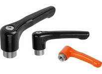 KIPP K0738.2061 Adjustable Handle Flat Size:2 M06 | Zinc Black Satin Coated