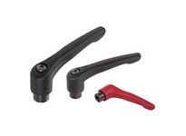 KIPP K0752.5A527 Adjustable Handle Size: 5 1/2-13 Steel | Red RAL3003