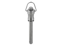 KIPP K0790.111206035 BALL LOCK PIN WITH RECESSED GRIP AND RI FORM:B D1=6 L=35 L1=68 L5=418 STAINLESS STEEL 1.4542 HIGH