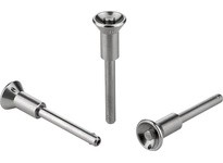 KIPP K0791.11905010 BALL LOCK PIN WITH MUSHROOM GRIP D1=5 L=10 L1=59 L5=159 STAINLESS STEEL 1.4542 HIGH SHEAR STRENGTH
