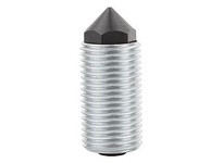 KIPP K0977.3220 SPRING PUSH-PULL PLUNGER INTENSIFIED SPRING FORCE WITH ROTATION LOCK D=M20X15 L=34 FORM:K STEEL COMP:PIN