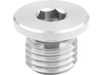 KIPP K1462.11024 ADAPTER BUSHING FOR BALL LOCK PIN M24 D=10 STAINLESS STEEL