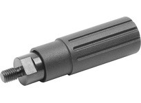 KIPP K1468.4A3 CYLINDER GRIP REVOLVING SIZE:4 FORM:A D=5/16-18X12 L1=825 THERMOPLASTIC COMP:STEEL