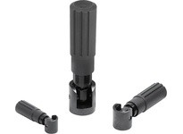 KIPP K1470.205 SAFETY CYLINDER GRIP AUTOMATIC RETURN SIZE:2 D=M05 L=44 L1=475 THERMOPLASTIC COMP:STEEL