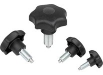 KIPP K1582.108040 LOCKING AND CLAMP GRIP SIZE:1 D2=32 M08 L=39 L1=15 D=4 FREE-CUTTING STEEL ELECTRO ZINC-PLATED