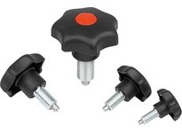 KIPP K1583.312060 LOCKING AND CLAMP GRIP WITH OPTICAL LOCK SIZE:3 D2=50 M12 L=58 L1=20 D=6 FREE-CUTTING STEEL ELECTRO