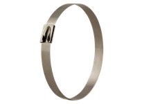 BANDIT KE0448 Ball-Lok Tie 316SS 0.31" x 0.010" x 14.2" Coated (Coating additional to dimensions) - 100/Bag