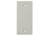 Hubbell Wiring KP14 FACEPLT KP SER 1-G BLANK | YarinInd
