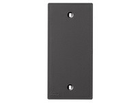 Hubbell Wiring KP14BK FACEPLT KP SER 1-G BLANK BLK