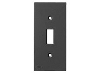 Hubbell Wiring KP1BK FACEPLT KP SER 1-G TOG BLK