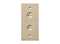 Hubbell Wiring KP212GY KP 2 COAX GRAY | High-Quality Industrial Supplies