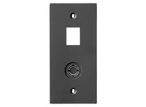 Hubbell Wiring KP2140BK FACEPLT KP SER 1-G COAX/JACK BLK