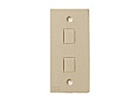 Hubbell Wiring KP2162GY KP 2 JACKS GRAY | YarinInd