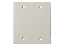 Hubbell Wiring KP24 FACEPLT KP SER 2-G BLANK | YarinInd