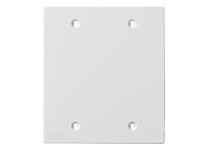 Hubbell Wiring KP24W FACEPLT KP SER 2-G BLANK WHT | YarinInd