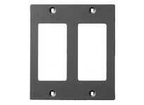 Hubbell Wiring KP26BK FACEPLT KP SER 1-G STYLELINE BLK