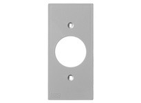 Hubbell Wiring KP7GY FACEPLT KP SER 1-G 1.40" GY | YarinInd