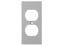 Hubbell Wiring KP8GY DIN-R UTL BOX F-PLT DUP GY | YarinInd