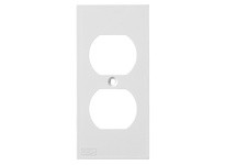 Hubbell Wiring KP8W FACEPLT KP SER 1-G DUP WHT