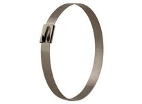 BANDIT KT6B120-0450 Ball-Lokt Tie 316SS 0.47" X 0.014" X 17.7" Coated (Coating additional to dimensions)