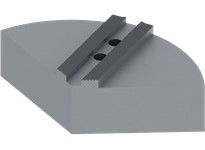 Abbott Workholding KTT15P1 1.5MM x 60° SERRATED PIE JAWS - Quantity 3