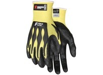 MCR KV100M ForceFlex Nitrile KV 13 Gauge Stretch KEVLAR Shell Black Nitrile Dip Palm/Fingers