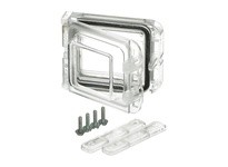 Fibox L 02 Inspection Window 2.36 x 3.03 x 0.04"