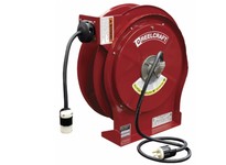 Reelcraft L 5550 123 3A Cord Reel Single Outlet QS12 50ft 12 AWG/3 Cond 20 AReelcraft's Series L 4000 and L 5000 power and light