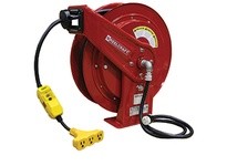 Reelcraft L 70100 123 9G 12 AWG / 3 Cond x 100ft 15 AMP Tri-tap GFCI Outlet With CordReelcraft's Series L 70000 cord reels incor