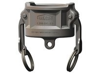 Dixon L100-DC-SS Vent-Lock® Safety Cam & Groove Type DC Dust Cap | YarinInd