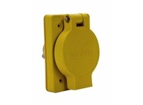 Cooper Eaton L1020RWBK Receptacle Single WT 20A 125/250V 3P3W H/L Black