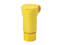 Cooper Eaton L1130CW Conn WT 30A 250V 3PH 3P3W H/L Yellow | High-Quality Industrial Connector