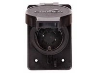 Cooper Eaton L1420RWBK Receptacle Single WT 20A 125/250V 3P4W H/L Black