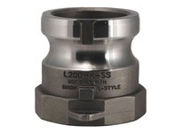 Dixon L150-A-SS Vent-Lock® Safety Cam & Groove Adapter | YarinInd