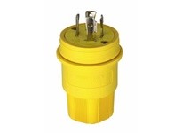 Cooper Eaton L1730PW Plug WT 30A 600V 3PH 3P4W H/L Yellow