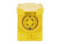 Cooper Eaton L1920RWBK Receptacle Single WT 20A 277/480V | Industrial Supplies