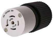 Hubbell Wiring L2320C LKG CONN 20A 347/600V L23-20R | Industrial Connector