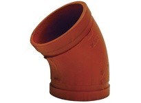 Dixon L2545 Grooved End 45° Elbow Fitting - Series 45 | YarinInd