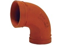 Dixon L504 Grooved End 90° Elbow Fitting - Series-90