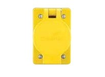Cooper Eaton L530RW Receptacle Single WT 30A 125V 2P3W Lkg Yellow