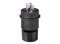 Cooper Eaton L630PWBK Plug WT 30A 250V 2P3W H/L Black | Industrial Supplies