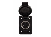 Cooper Eaton L730RWBK Receptacle Single WT 30A 277V 2P3W H/L Black