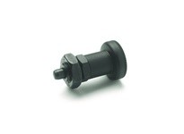 JWWINCO L85/A GN607-8-A-ST Short Indexing Plunger with Plastic Knob, Non Locking Type, Steel, Thread:M16 Length:54mm