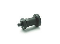 JWWINCO L87/A GN607.1-8-A-ST Short Indexing Plunger with Plastic Knob, Lock-Out, Steel, Thread:M16 Length:54mm