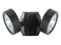 RAB LES2X13 LESLIE Bullet Flood 2X13W LED 120V 5000K 80 CRI Bronze