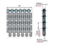 System Plast 261390 LFG2190FG-K325 MPB-INCH | High-Quality Conveyor Components